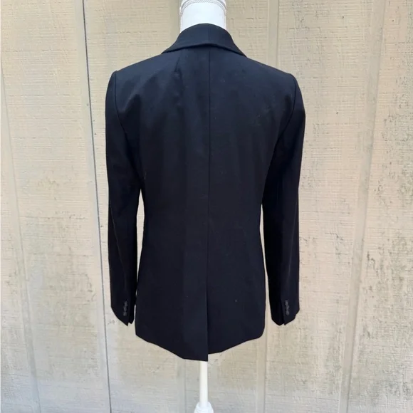 J. Crew Women's Classic Parke Shawl Collaer Black Blazer - Picture 5 of 10